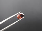 Red Zircon Faceted Gemstone 7.9x6.1 mm Approximately 2.06 Carat (GTG-Z-3)