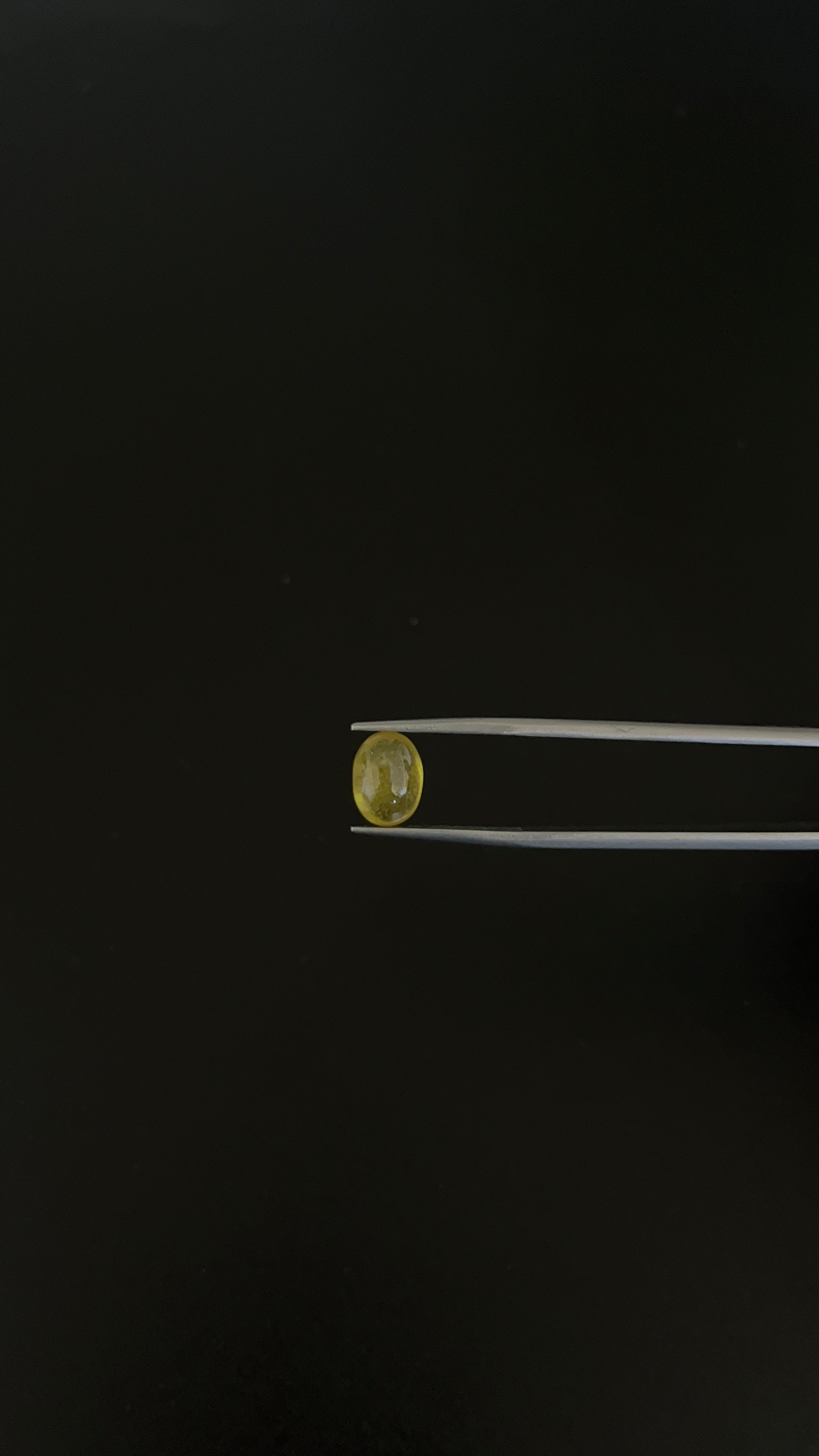 Yellow Sapphire Cabochon Oval Shape 10x7.4 mm