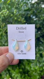 Hydro Drilled Opalite 22x13mm, Approximately 13 Carat (GTG-HO-2)