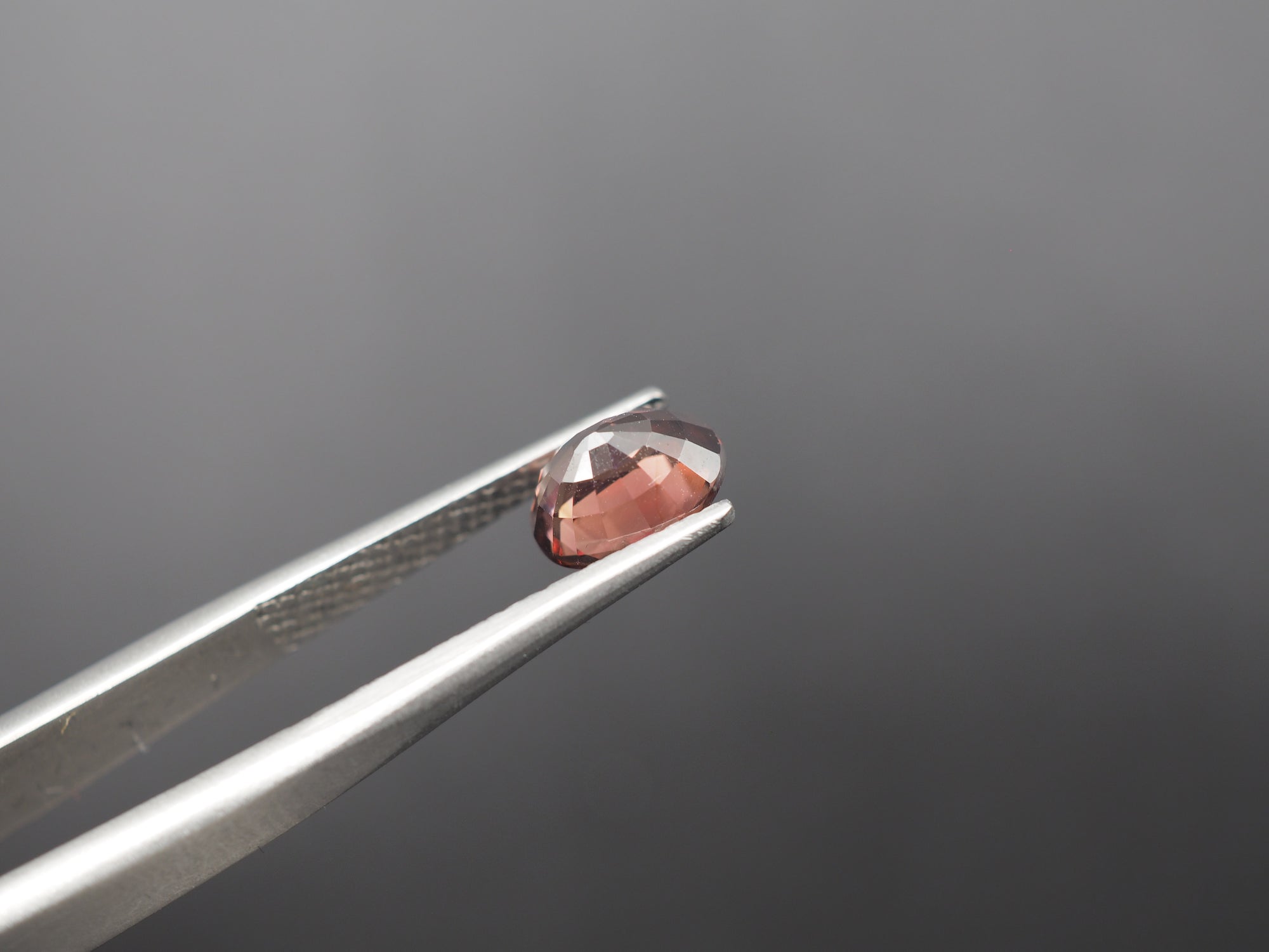 Red Zircon Faceted Gemstone 7.9x6.1 mm Approximately 2.06 Carat (GTG-Z-3)