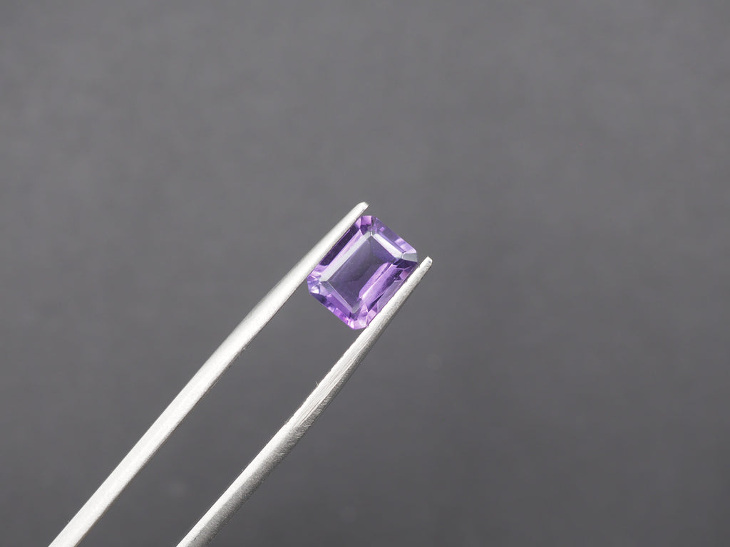 Amethyst Faceted 8x6 mm Matching Pair Approximately 2.75 Carat (GTG-AM-73)