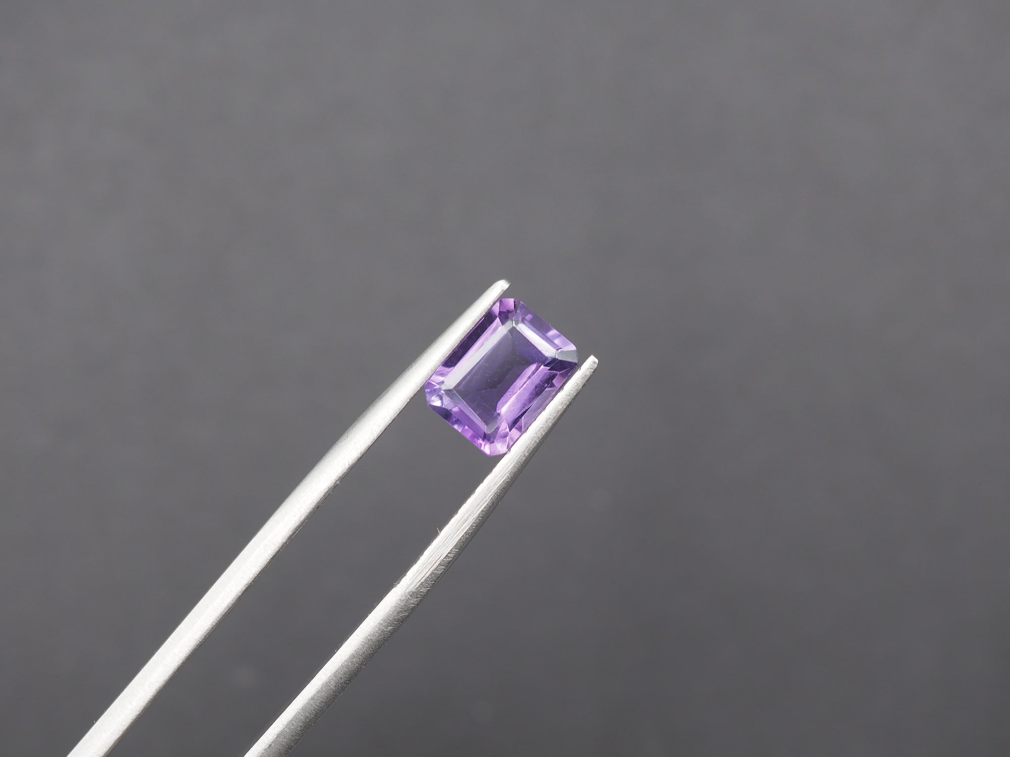 Amethyst Faceted 8x6 mm Matching Pair Approximately 2.75 Carat (GTG-AM-73)