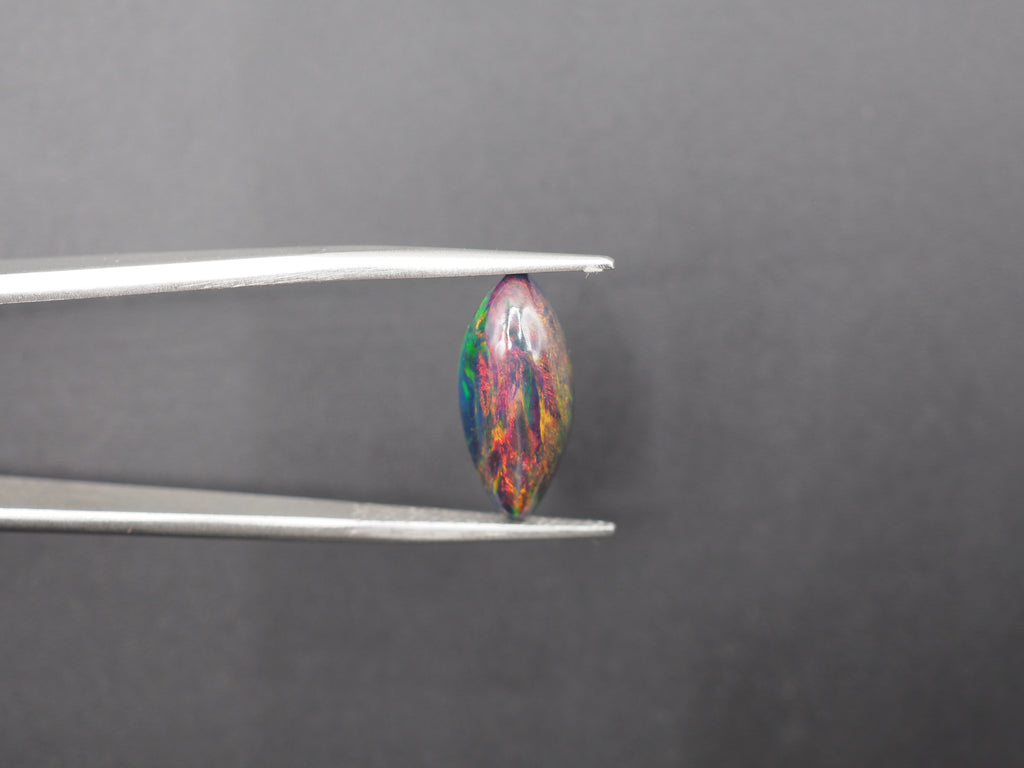 Ethiopian Black Opal Cabochon 17x2.79 mm Approximately 2.79 Carat (GTG-BOP-35)