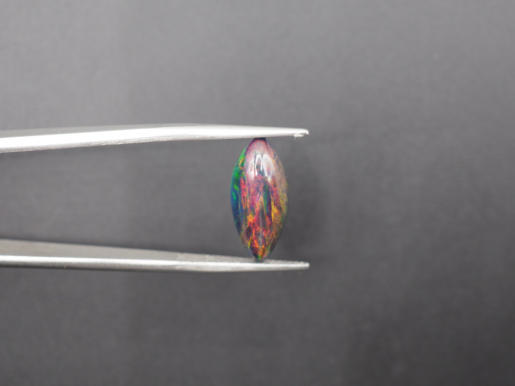 Ethiopian Black Opal Cabochon 17x2.79 mm Approximately 2.79 Carat (GTG-BOP-35)
