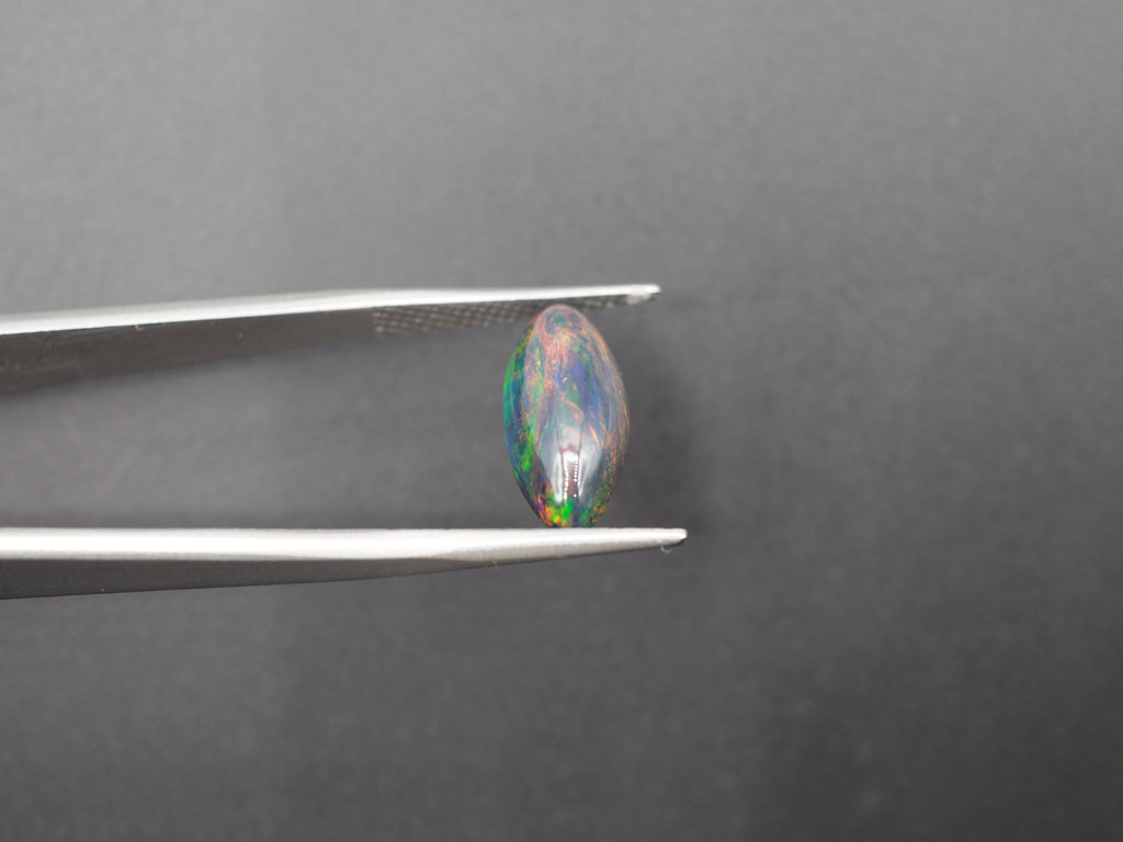 Ethiopian Black Opal Cabochon 17x2.79 mm Approximately 2.79 Carat (GTG-BOP-35)