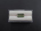 Green Faceted Tourmaline Rectangle Shape 13x 7 mm Approximately 3.44 Carat