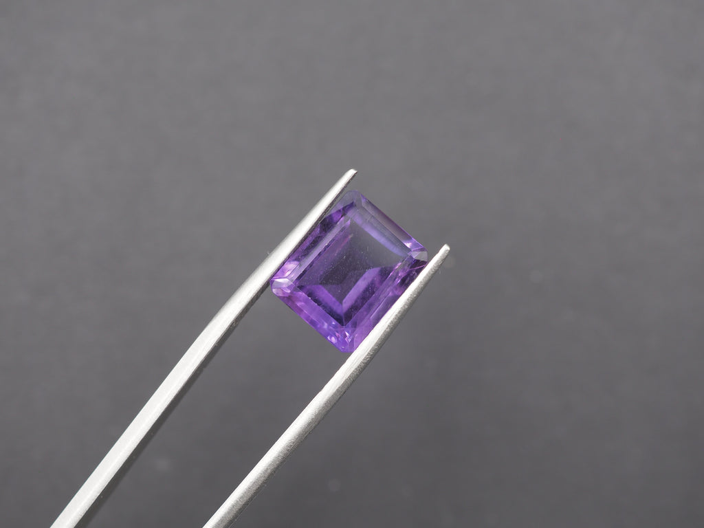 Amethyst Faceted 12x10 mm Single Piece Approximately 5.20 Carat (GTG-AM-75)