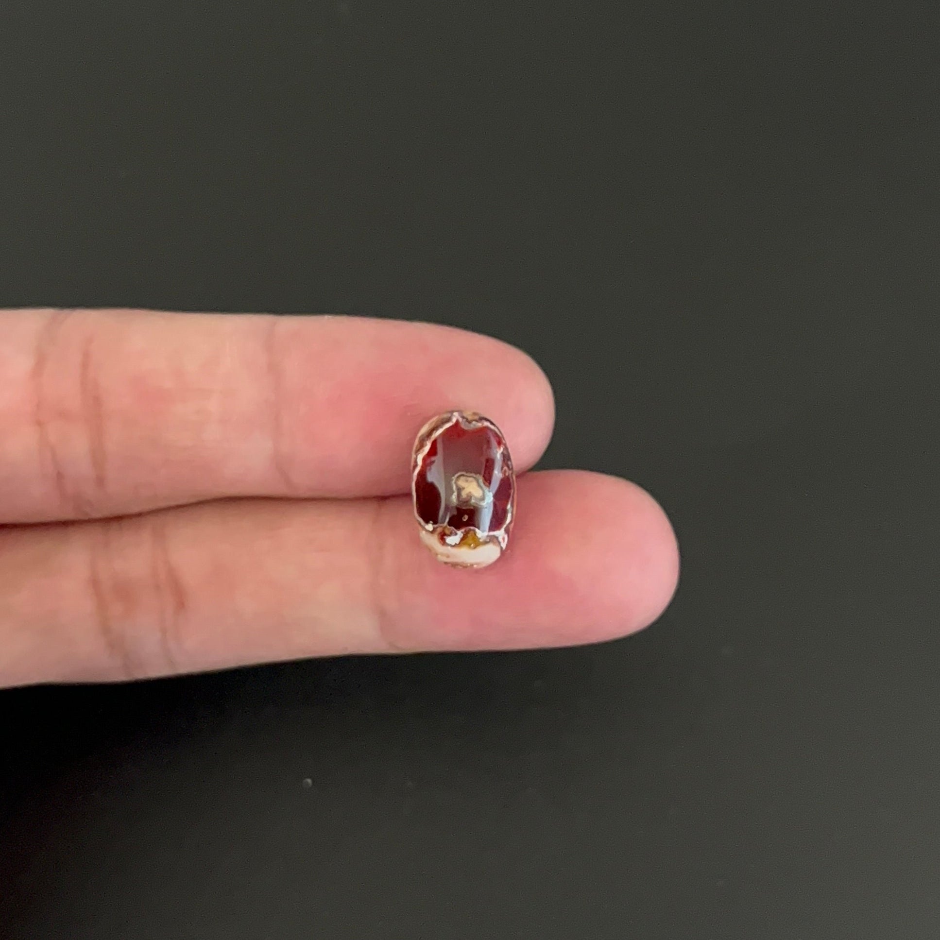 Mexican Fire Opal Cabochon 15x10 mm Approximately 5.57 Carat (GTG-MFO-14)