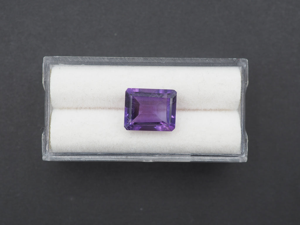 Amethyst Faceted 12x10 mm Single Piece Approximately 5.20 Carat (GTG-AM-75)