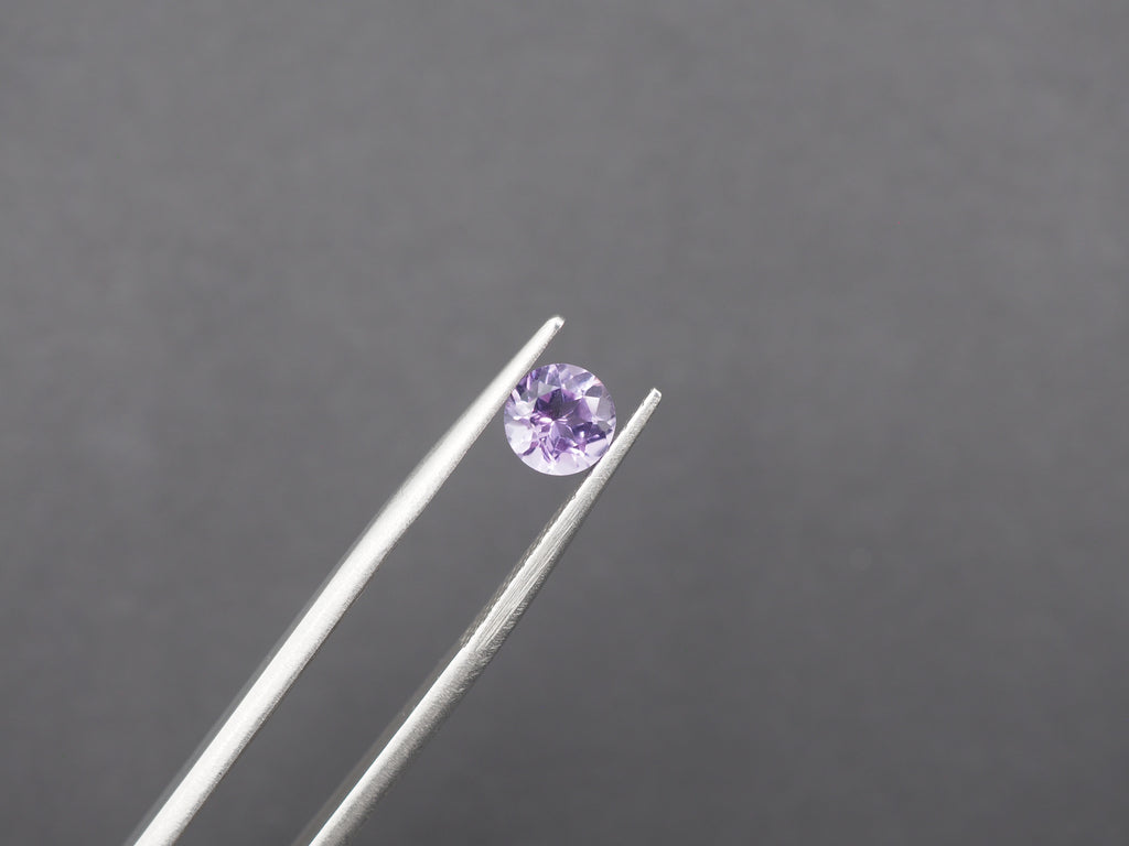 Amethyst Faceted 6 mm Matching Pair Approximately 1.40 Carat (GTG-AM-65)