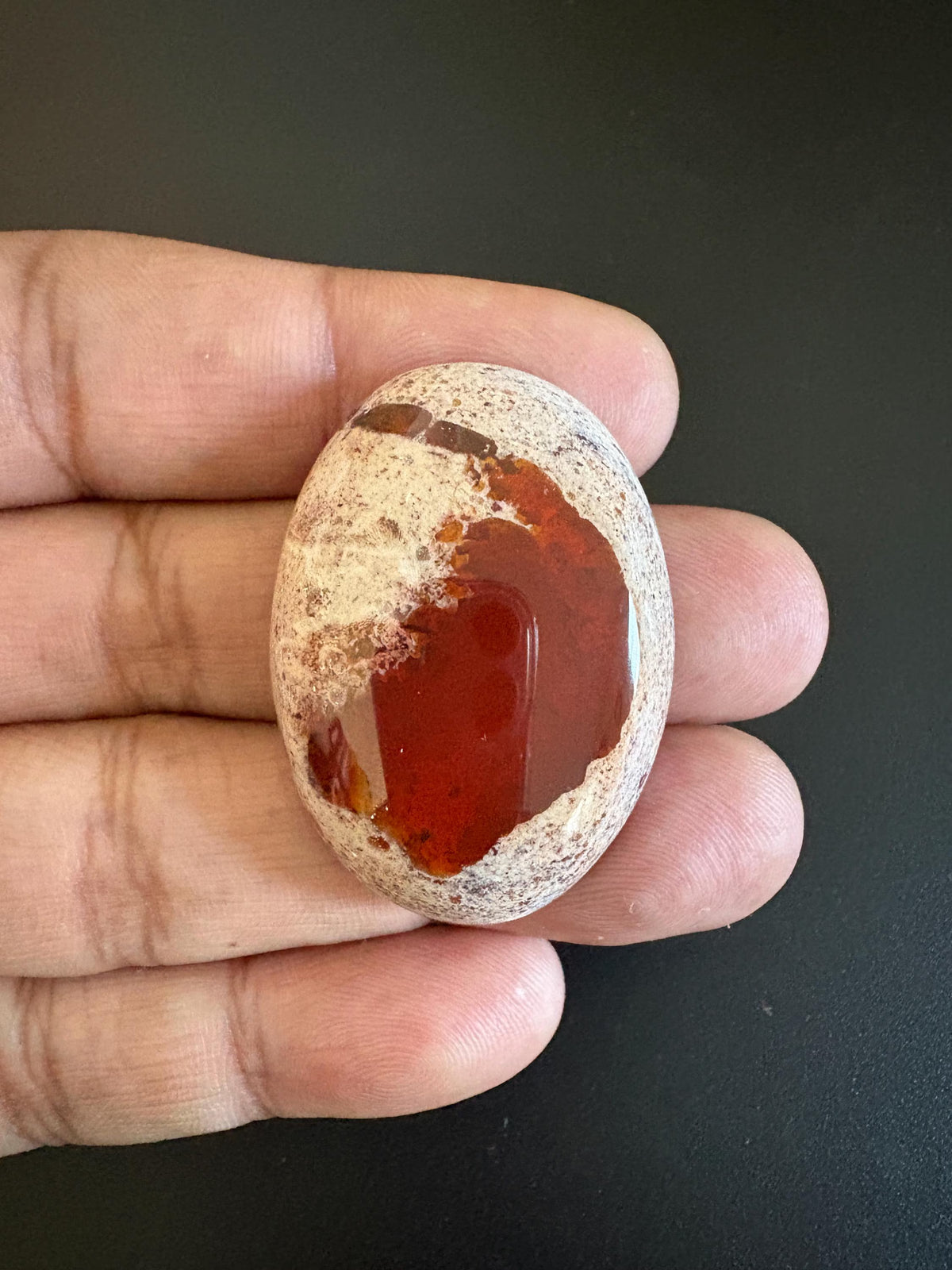 Mexican Fire Opal Cabochon 42x30 mm Approximately 97.80 Carat