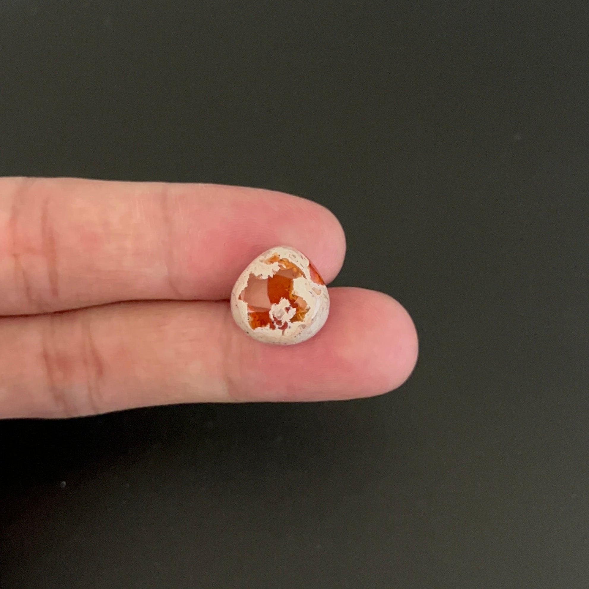 Mexican Fire Opal Cabochon 14x14 mm Approximately 7.95 Carat (GTG-MFO-16)