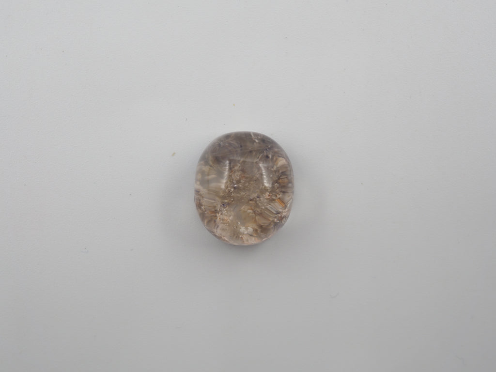 Garden Quartz Cabochon 17.5x15.5 mm Approximately 27.07 Carat (GTG-GQ-17)