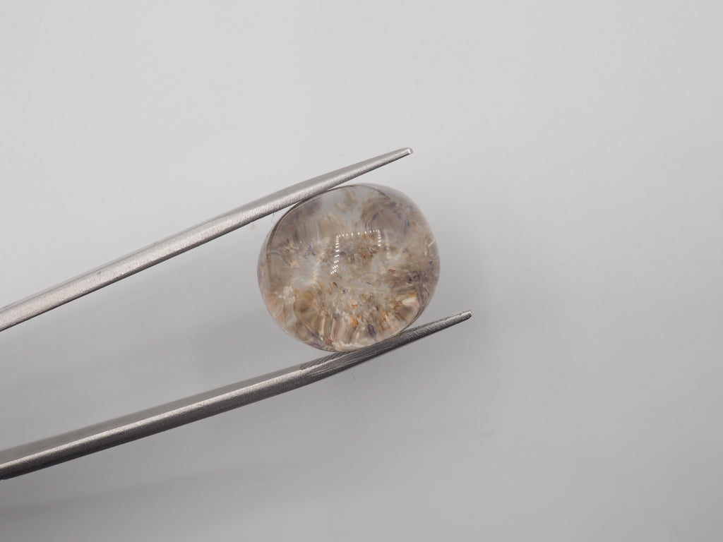 Garden Quartz Cabochon 17.5x15.5 mm Approximately 27.07 Carat (GTG-GQ-17)