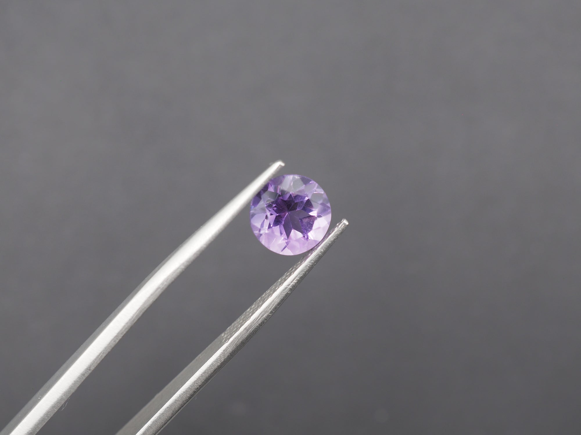 Amethyst Faceted 8 mm Matching Pair Approximately 3.20 Carat (GTG-AM-66)