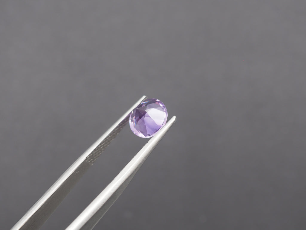 Amethyst Faceted 8 mm Matching Pair Approximately 3.20 Carat (GTG-AM-66)
