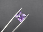 Amethyst Faceted 12x12 mm Single Piece Approximately 7.59 Carat (GTG-AM-57)