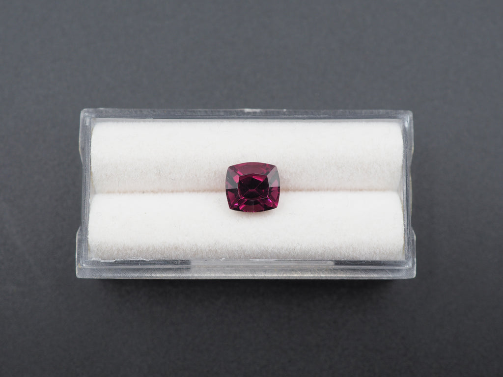 Purple Garnet Faceted 7.9x7.2 mm Approximately 2.56 Carat (GTG-PG-12)