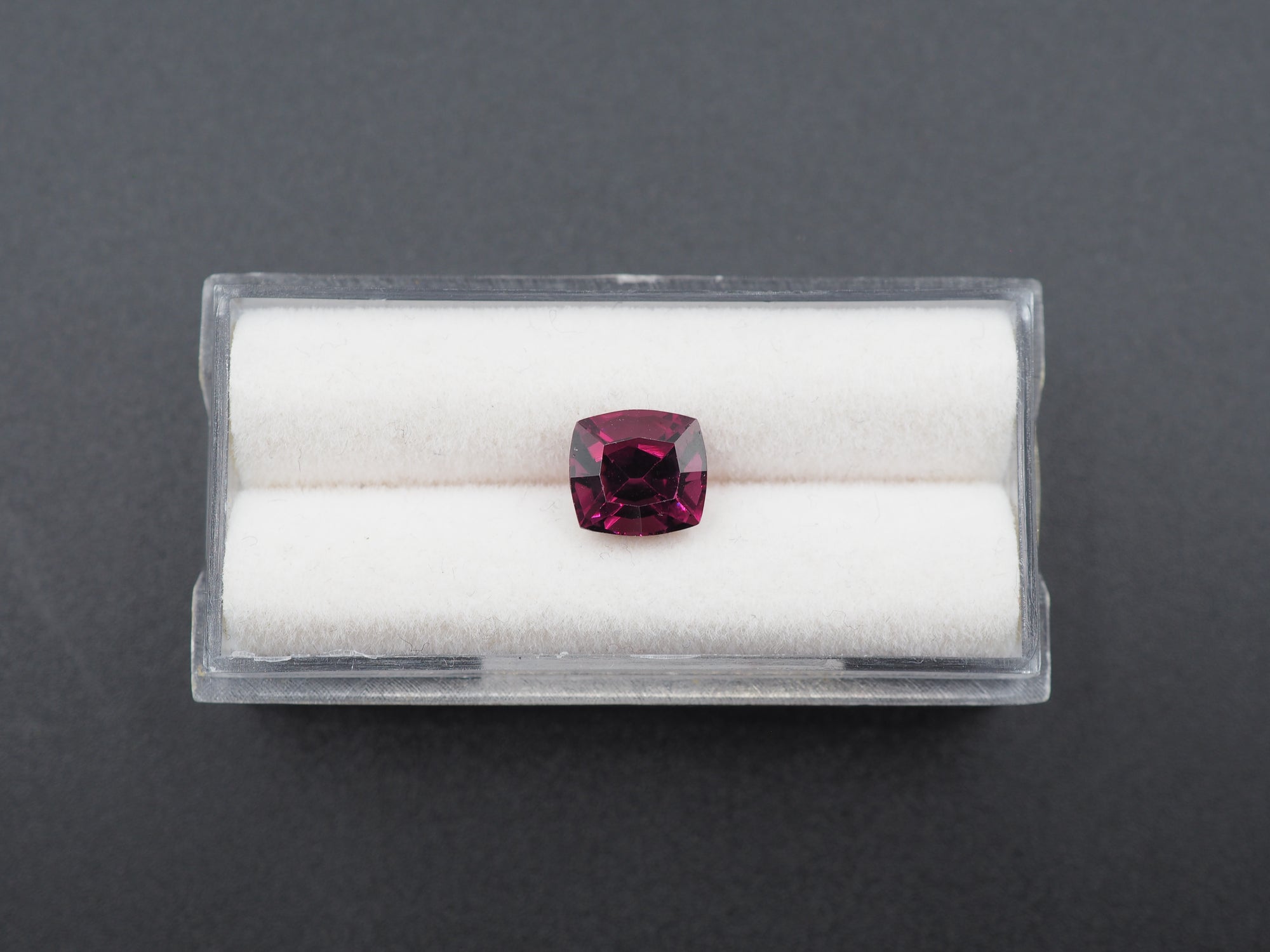 Purple Garnet Faceted 7.9x7.2 mm Approximately 2.56 Carat (GTG-PG-12)