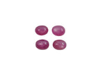 Ruby Cabochon, 8x6 mm Round Approximately 8.5 Carat (GTG-R/C-14)