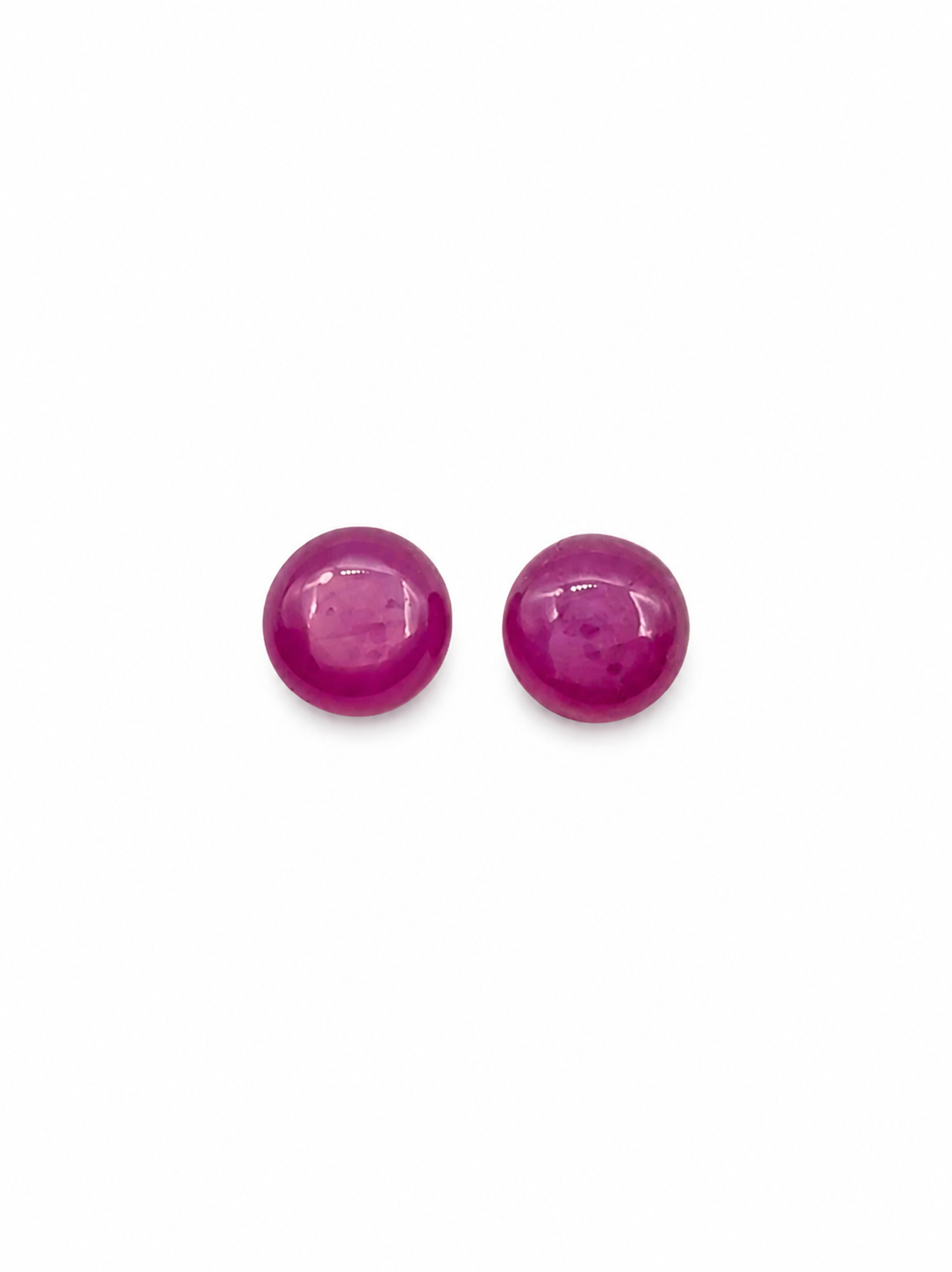 Ruby Cabs round 8mm Approximately 5  Carat,2pcs (GTG-R/C-000)