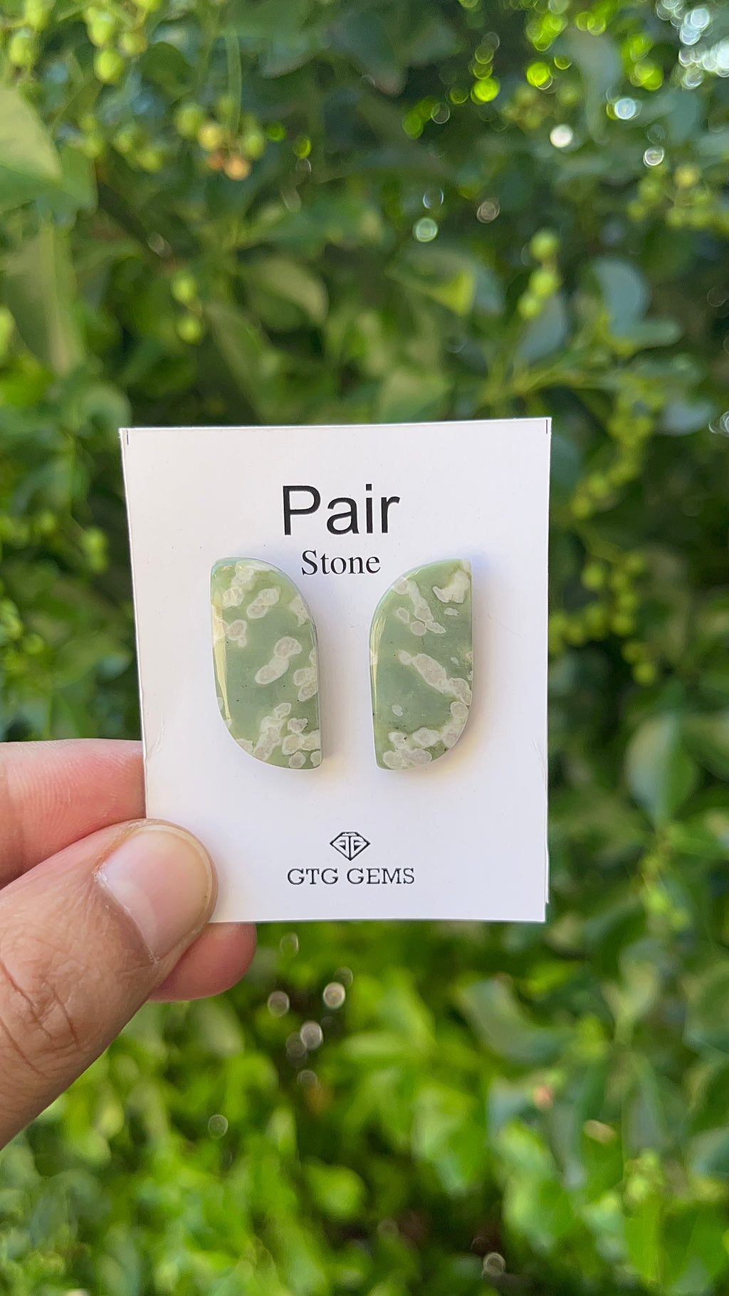 Serpentine Matching Cabochon 28x13 mm, Approximately 33 Carat (GTG-MSC-10)