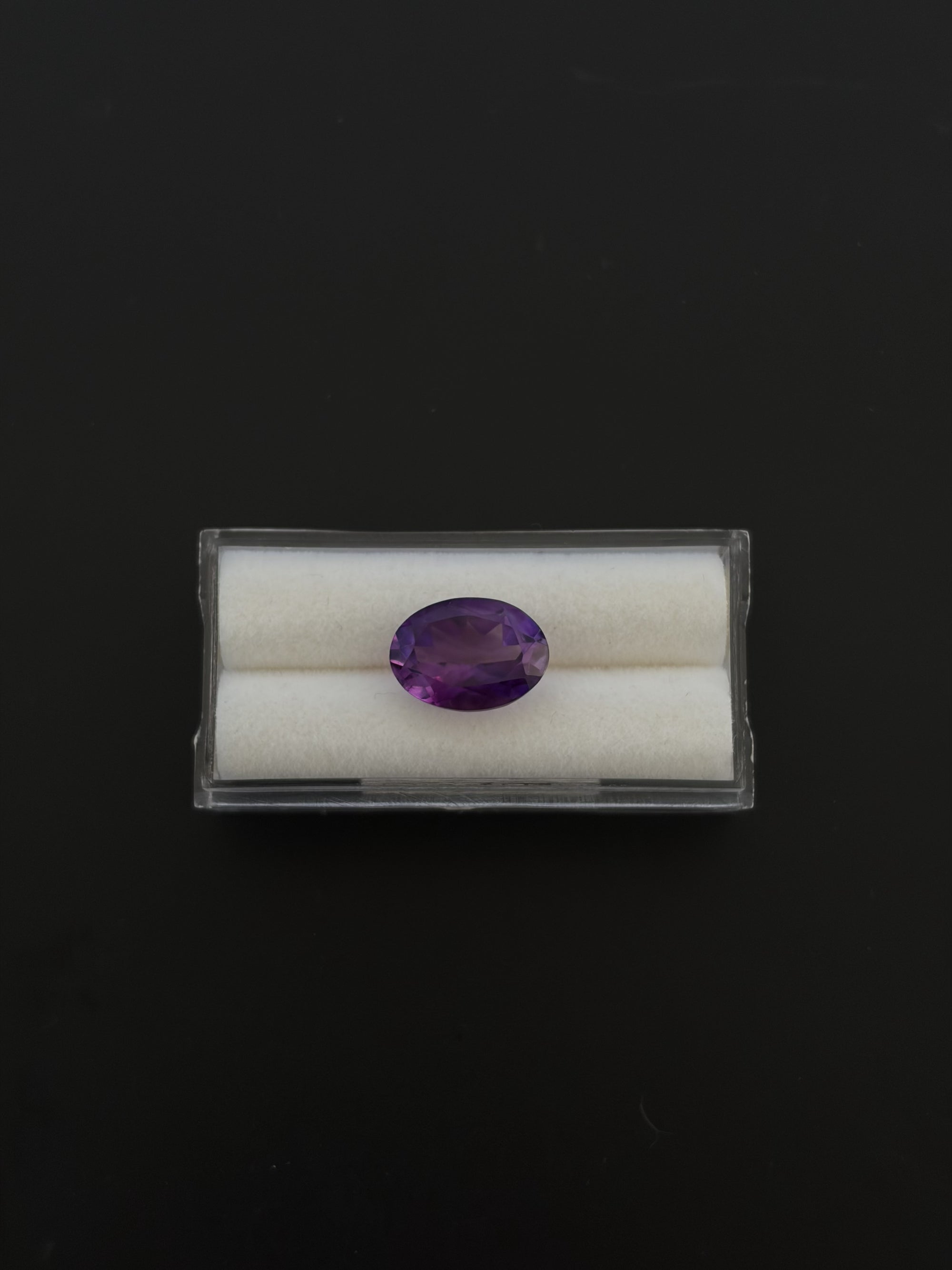 Amethyst Faceted 14x10.2 mm Single Piece