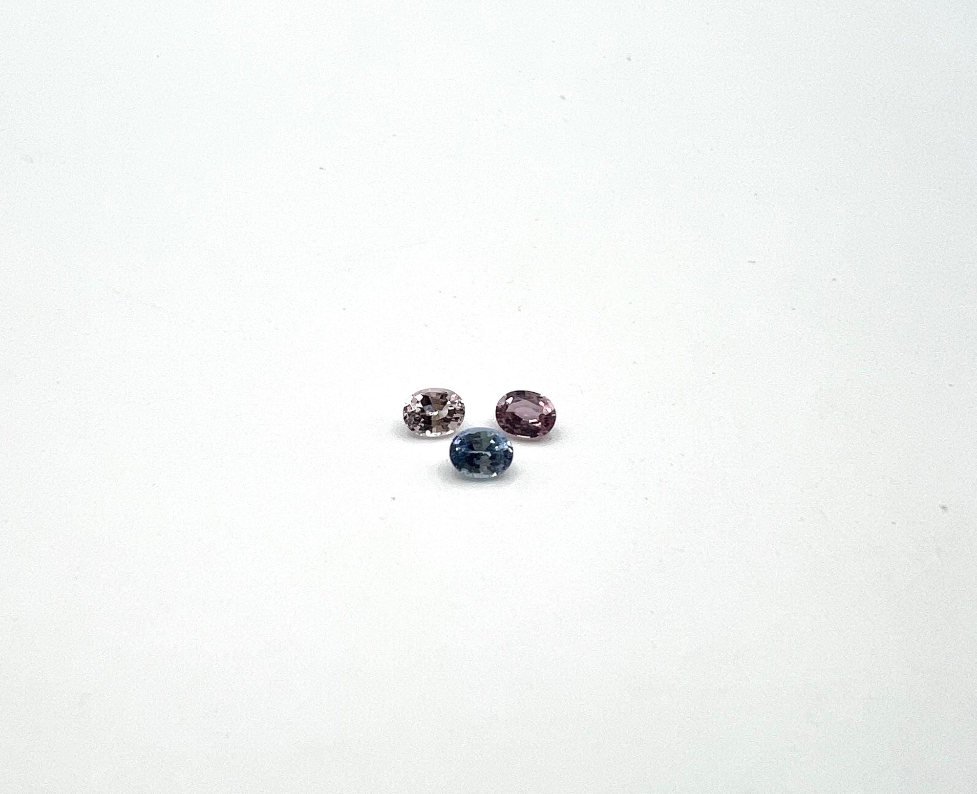 Natural unheated Fancy Sapphire  4.6x3.2mm approximately 1 carat, 3pcs  (GTG-FS-2)