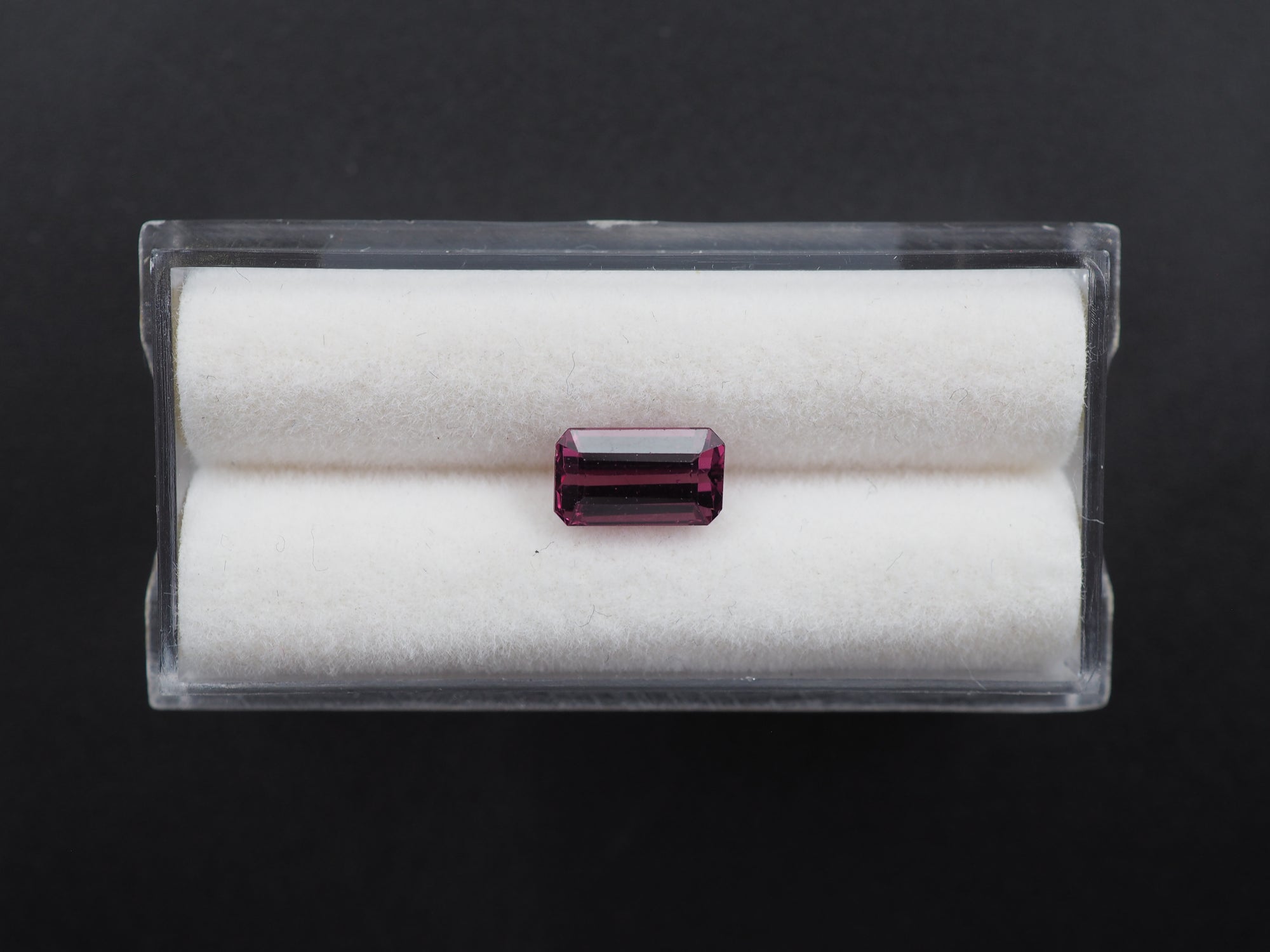 Rhodolite Rectangle Shape Faceted 8.7x5 mm