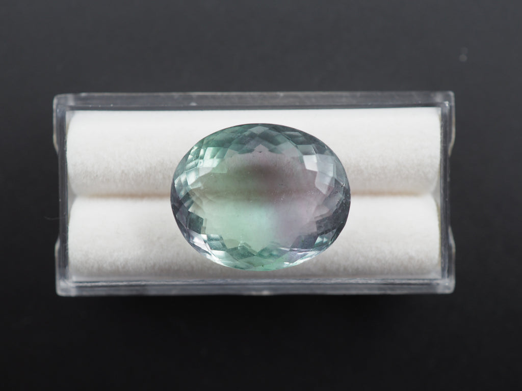 Fluorite Faceted Gemstone 20x17 mm