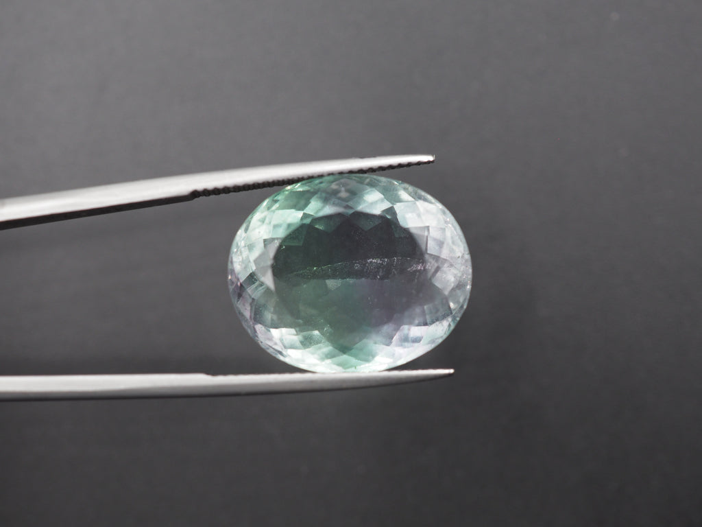 Fluorite Faceted Gemstone 20x17 mm