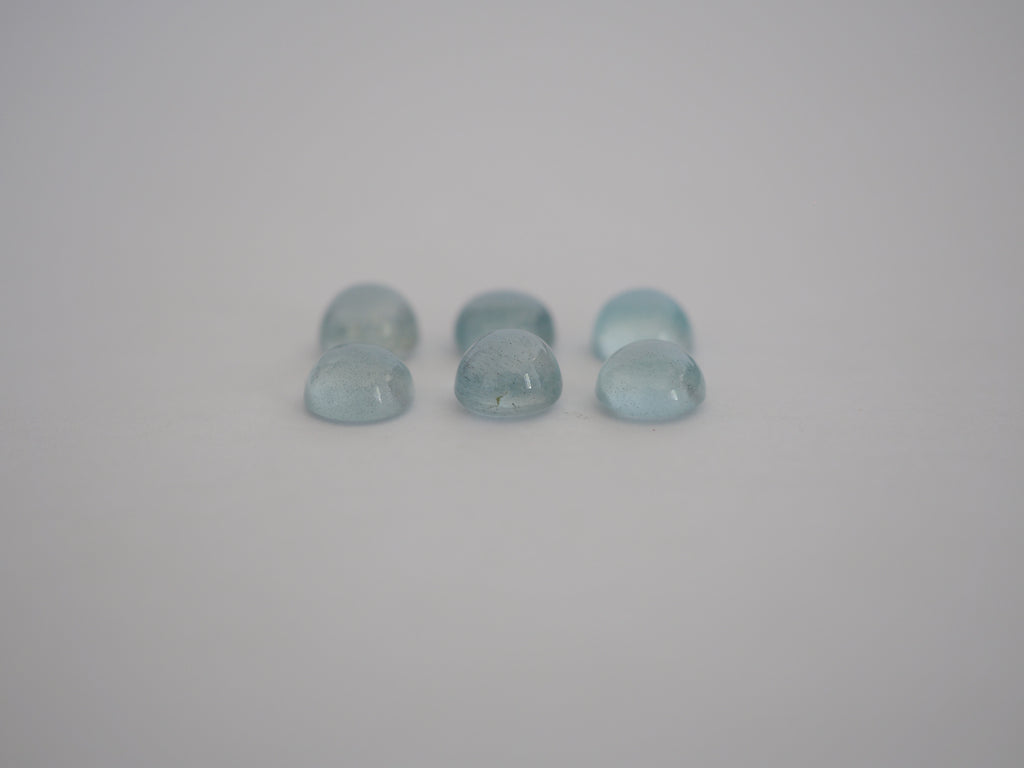 Aquamarine Cabochon 6 mm