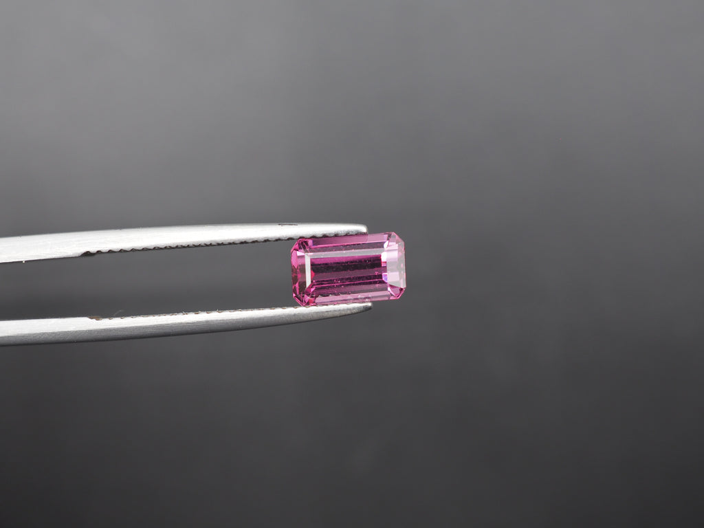 Rhodolite Rectangle Shape Faceted 8.7x5 mm