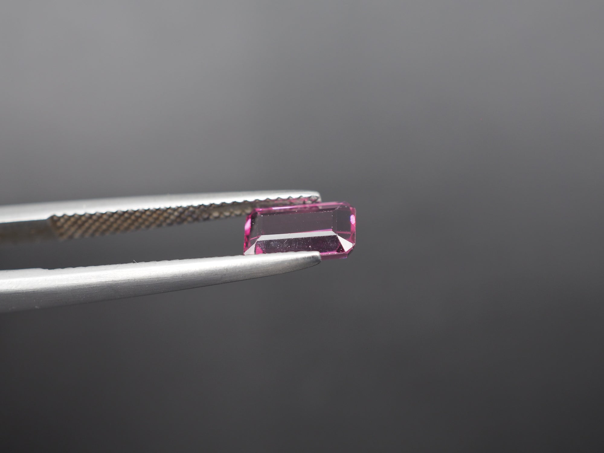 Rhodolite Rectangle Shape Faceted 8.7x5 mm