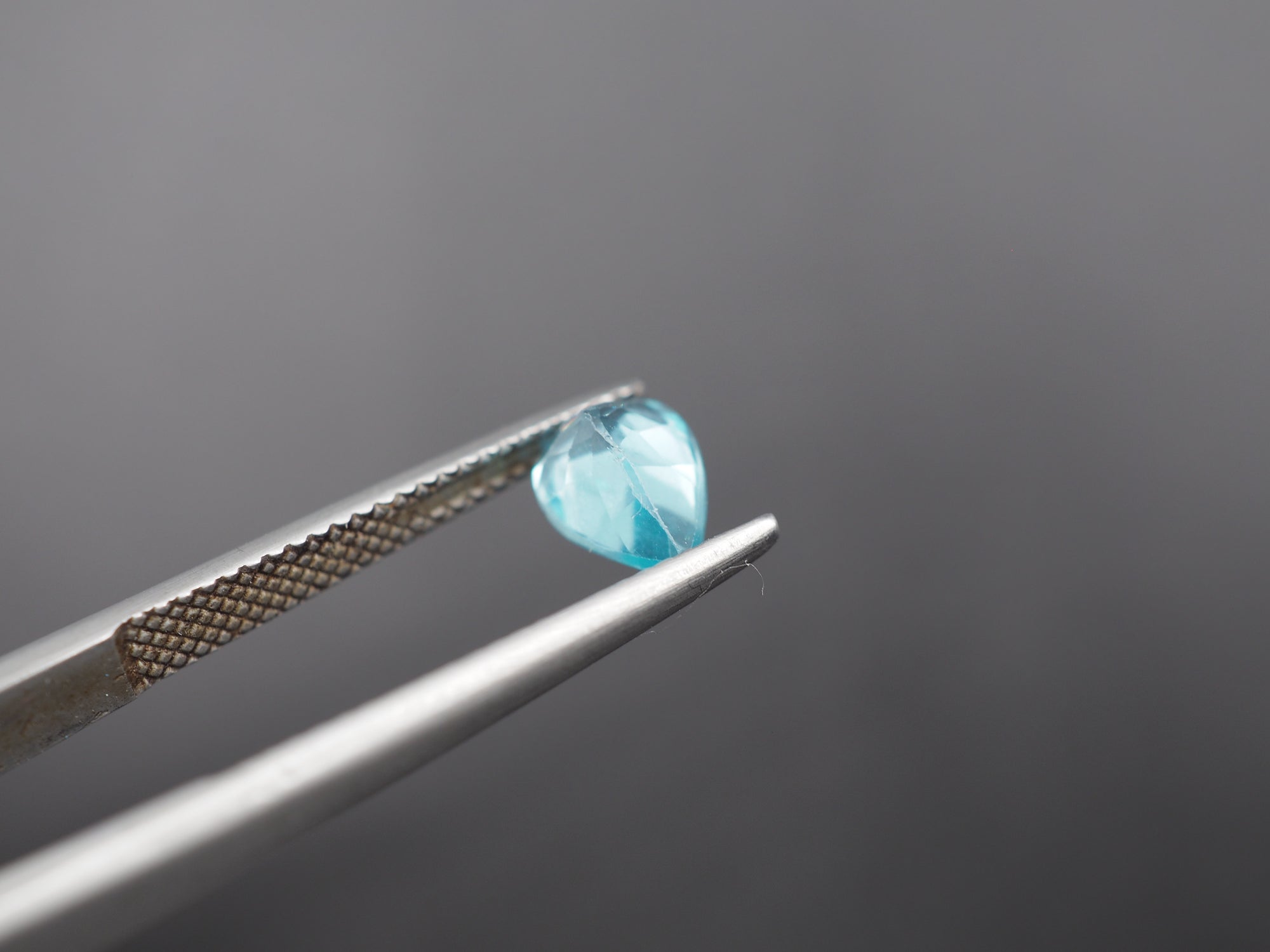 Natural Blue Apatite 7.7x5.7 mm Faceted Gemstone