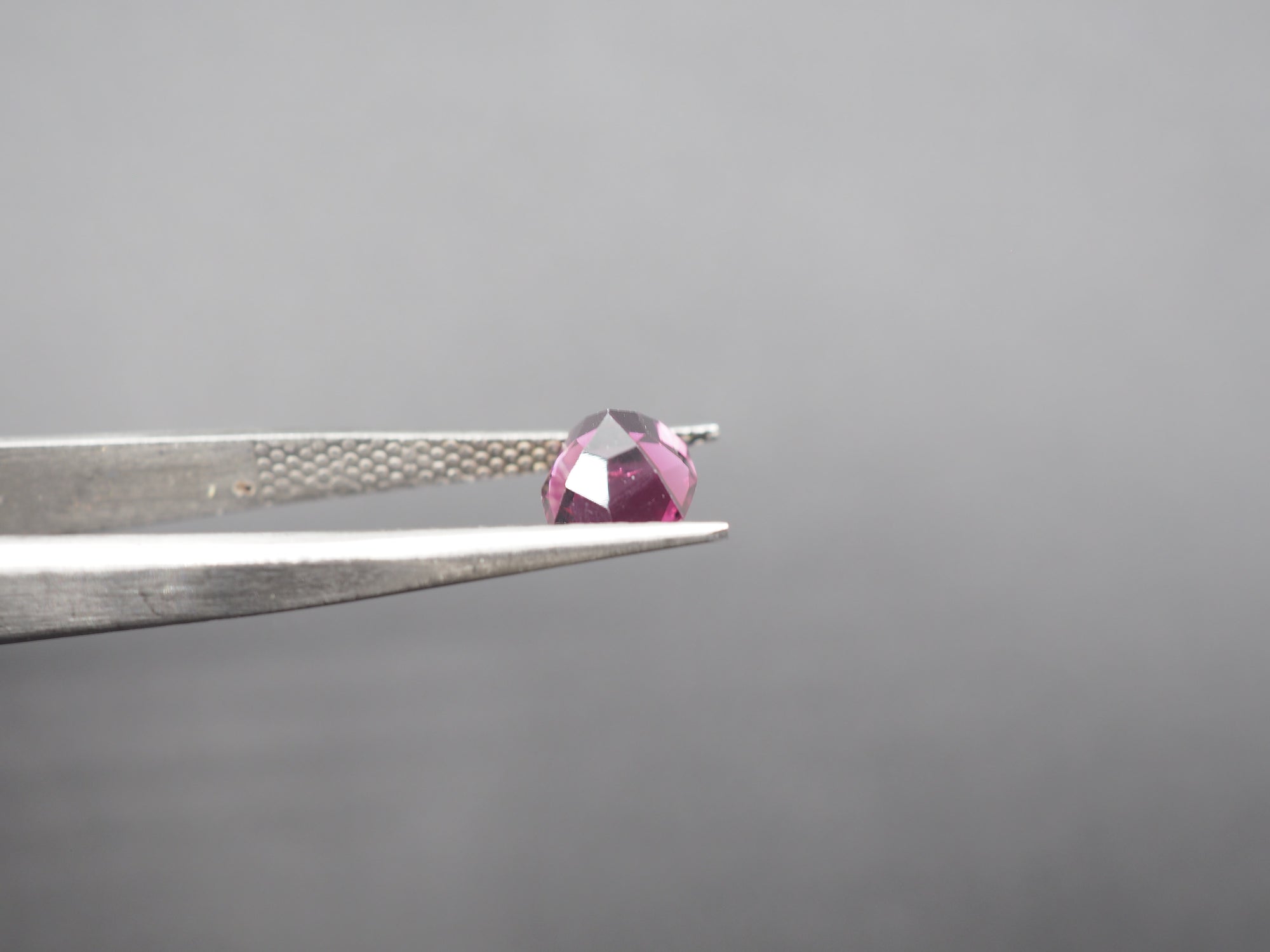 Purple Garnet Faceted 7.6x7.1 mm Approximately 2.06 Carat (GTG-PG-14)