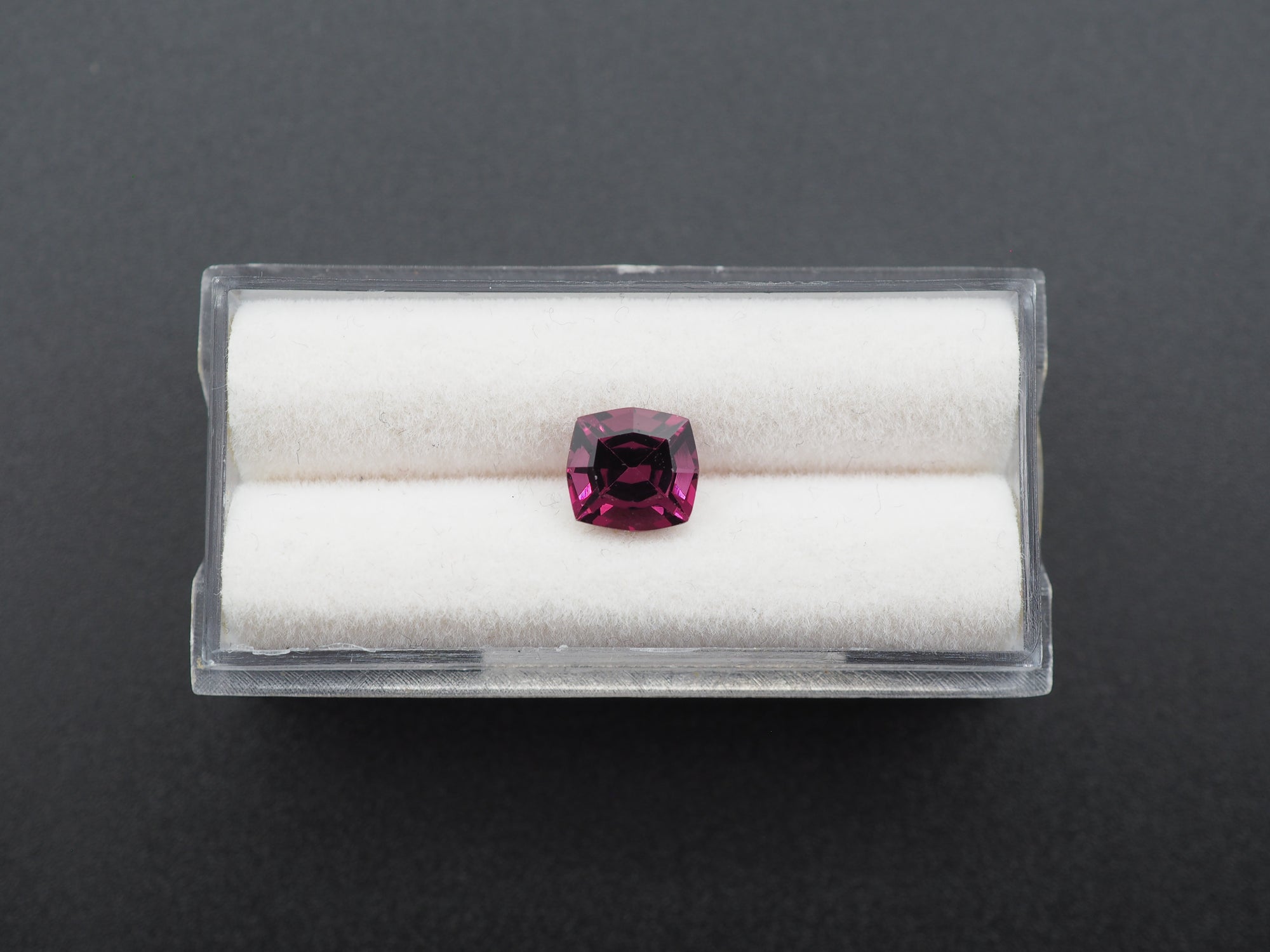 Purple Garnet Faceted 7.6x7.1 mm Approximately 2.06 Carat (GTG-PG-14)