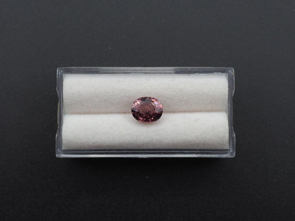 Purple Zircon Faceted Oval Shape 8.5x7mm Approximately 3.03 Carat