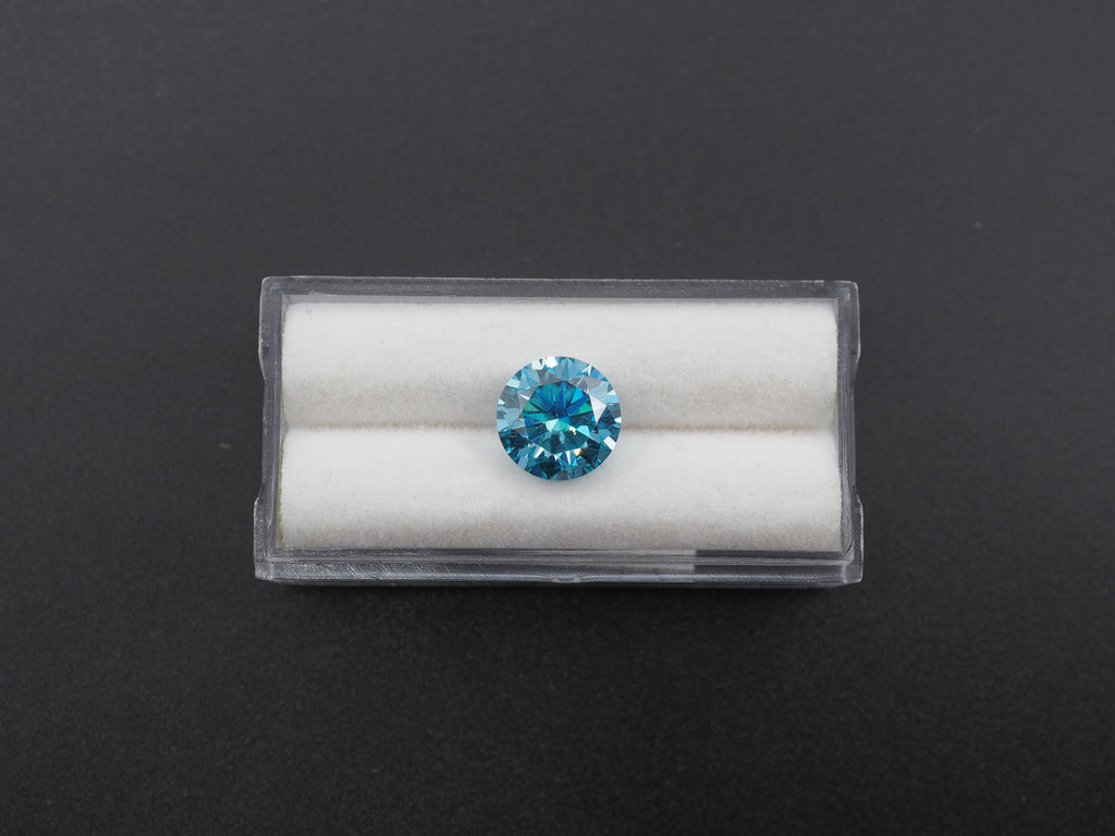 Moissanite Faceted Round Shape 10mm Approximately 3.5 Carat