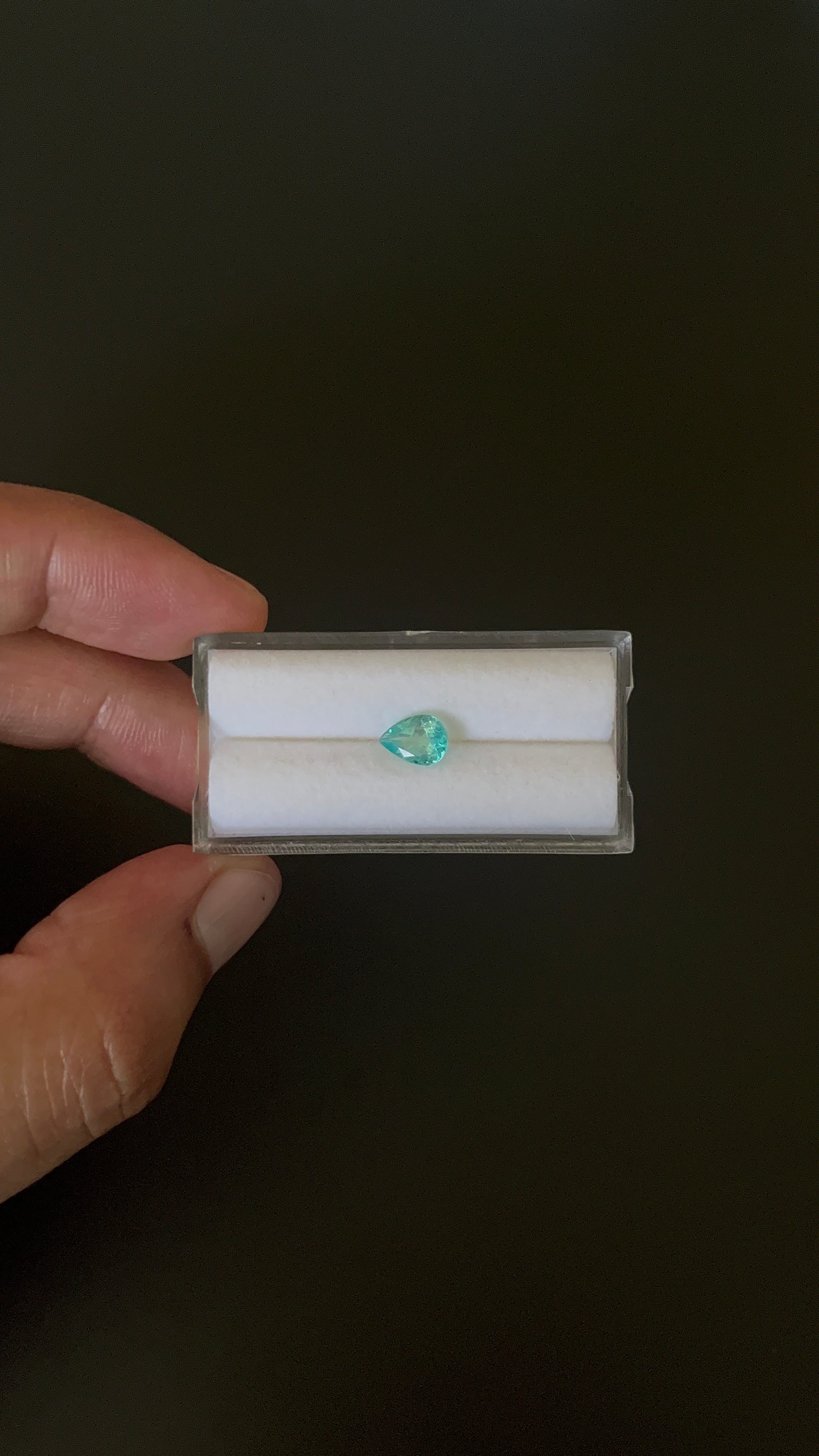 Natural Blue Apatite Faceted 7.8x5.7 mm Approximately 1 Carat (GTG-AP-108)