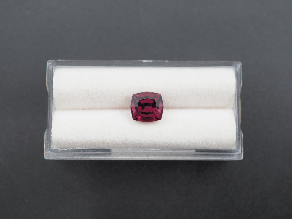 Purple Garnet Faceted 8.2x7.6 mm Approximately 2.51 Carat (GTG-PG-16)