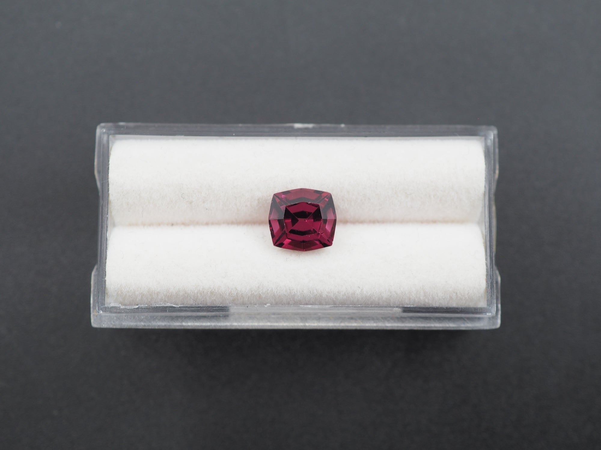 Purple Garnet Faceted 8.2x7.6 mm Approximately 2.51 Carat (GTG-PG-16)