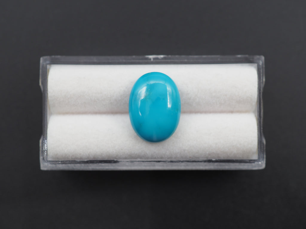 Arizona Turquoise Cabochon 15x11 mm Approximately 5.74 Carat (GTG-AT-22)