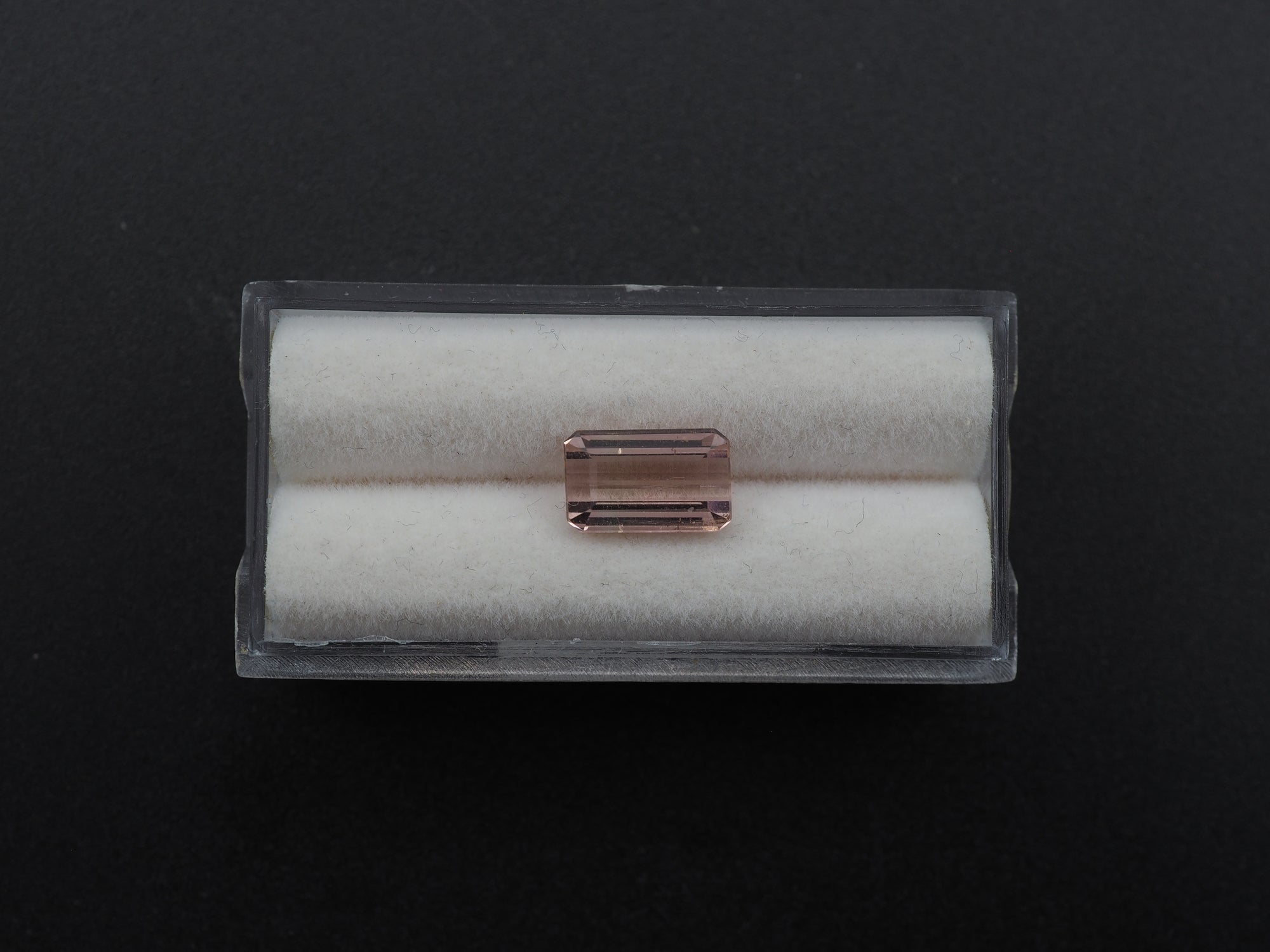 Pinkish Rectangle Shape Faceted Tourmaline 10x6x4mm Approximately 2.63 Carat