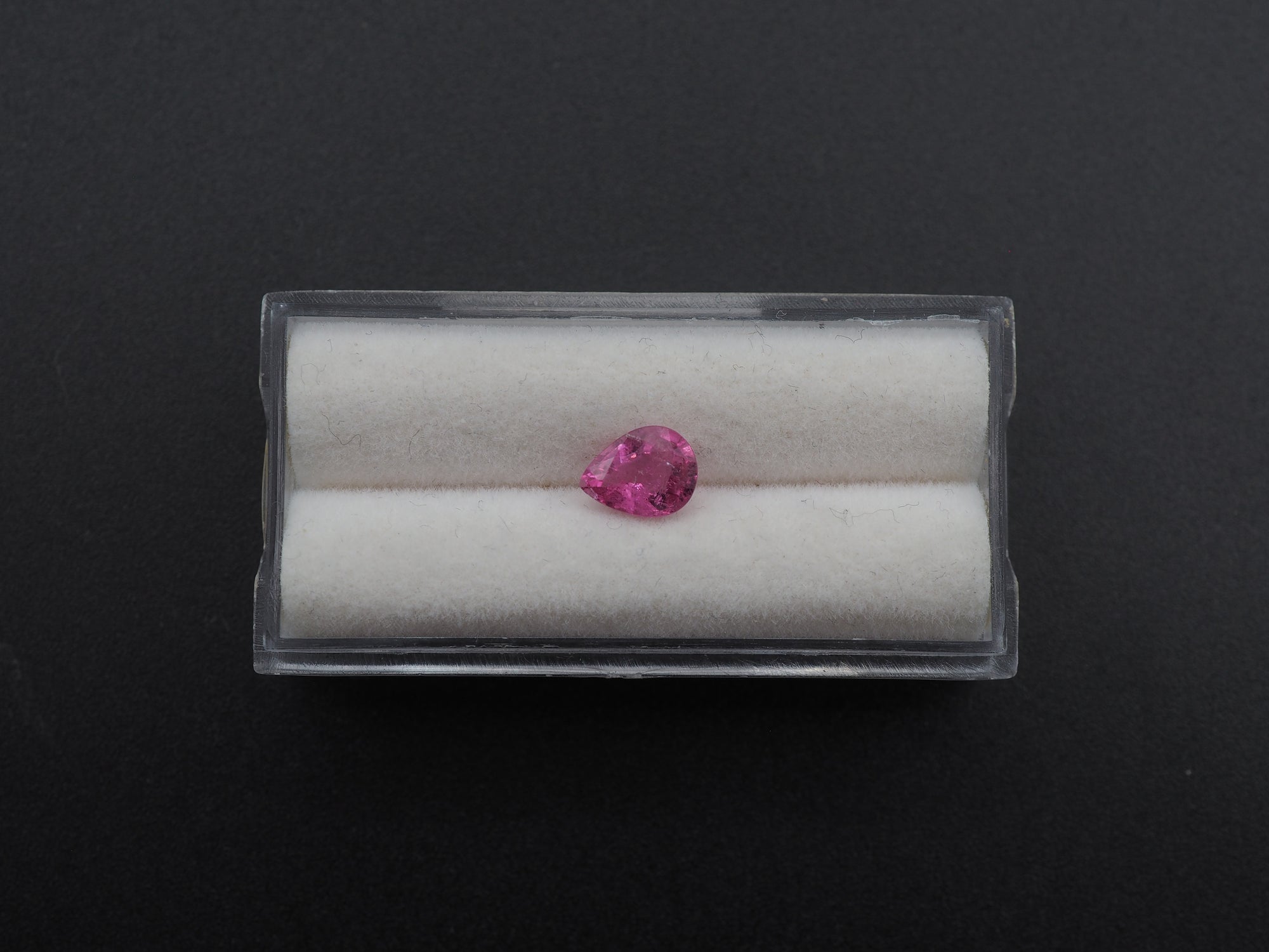 Tourmaline Faceted  Pear Shape 7.7 x 5.85 x 3.7 mm Single Piece Approximately 0.94 Carat