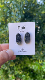 Picasso Jasper 22x11mm Matching Pair Cabochon Approximately 21 Carat (GTG-MPJ-2)