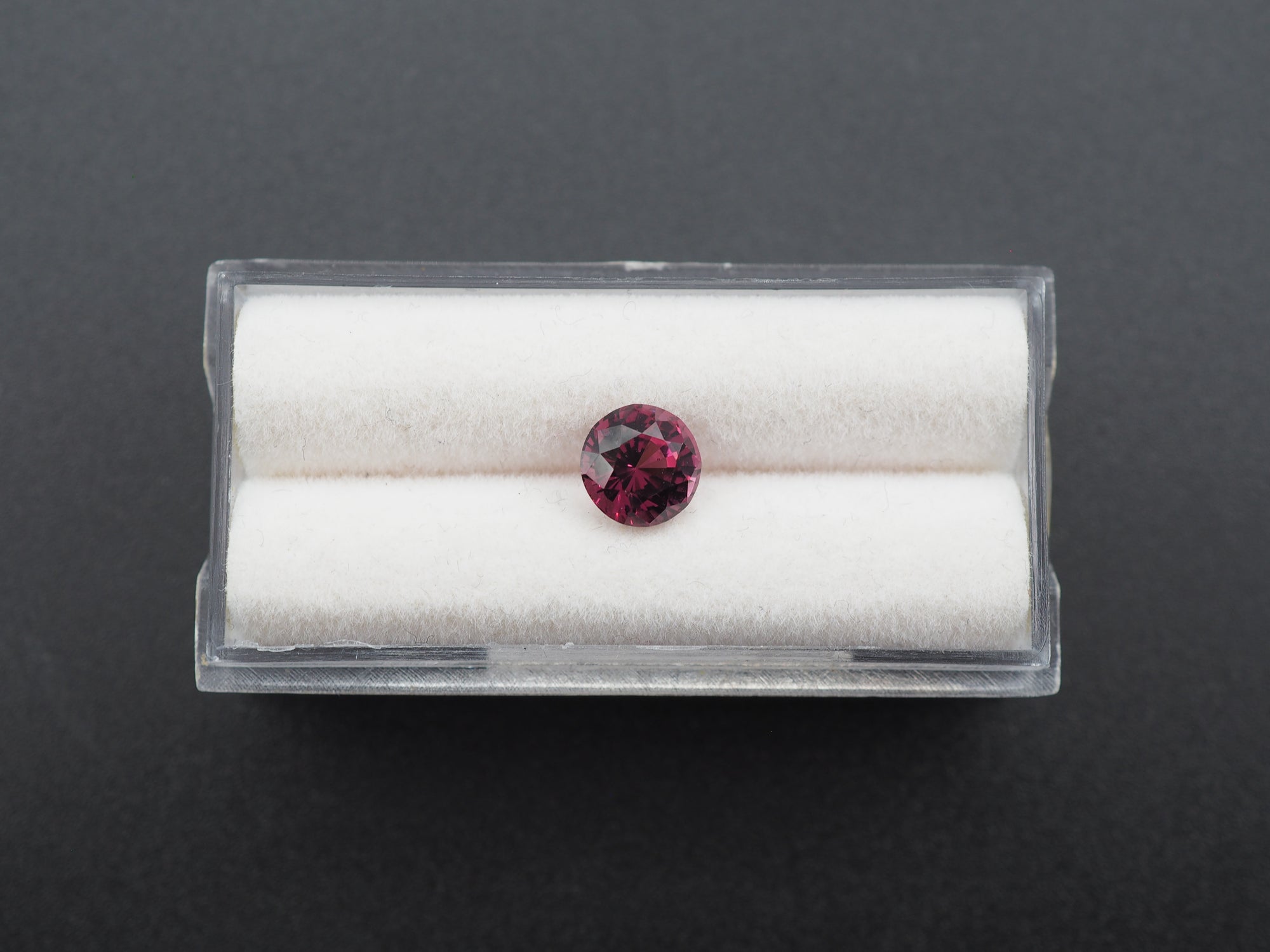 Purple Garnet Faceted 7 mm Approximately 1.73 Carat (GTG-PG-18)