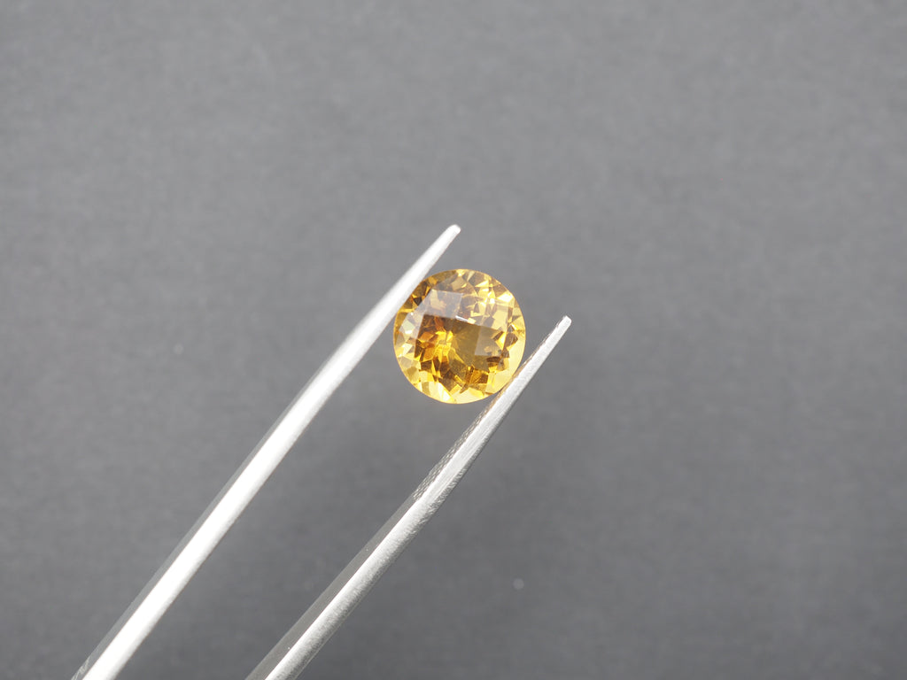 Citrine Faceted 10 mm Single Piece Approximately 3.34 Carat (GTG-CT-11)