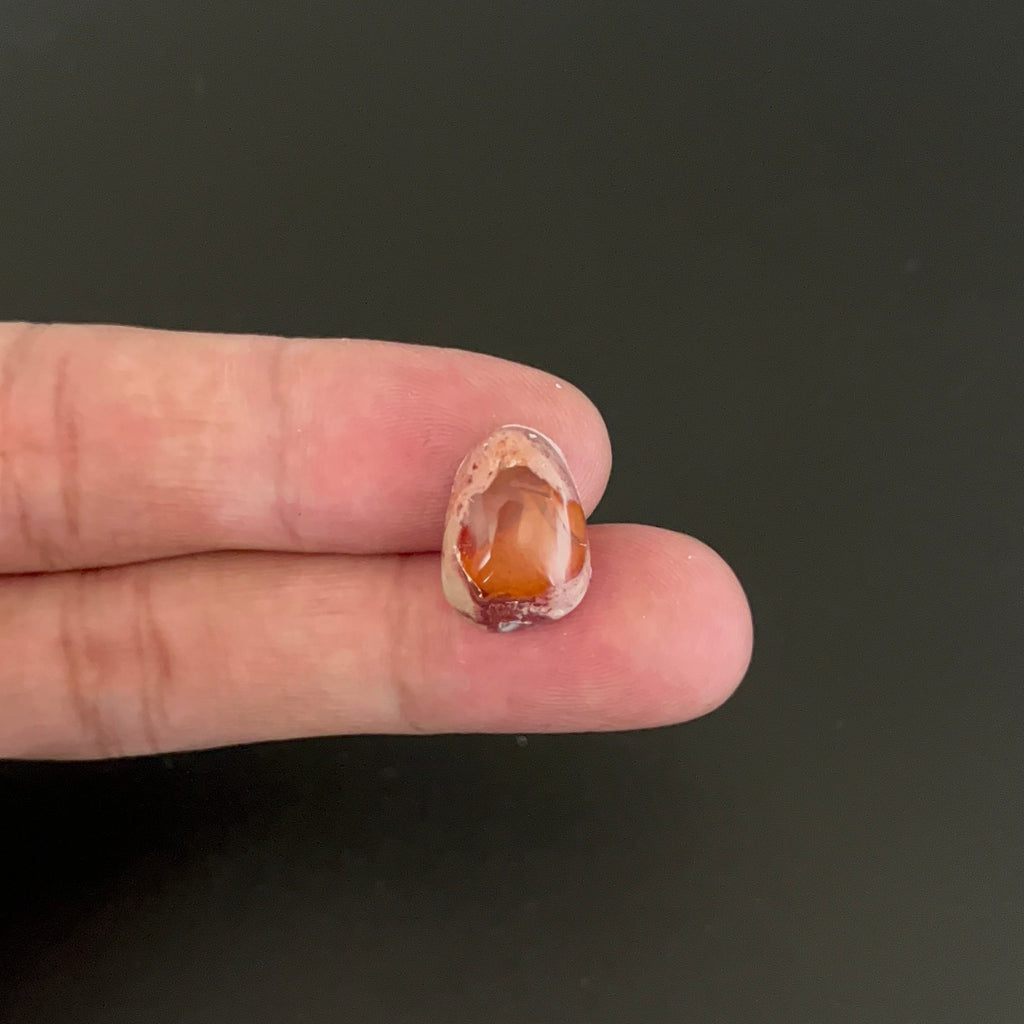 Mexican Fire Opal Cabochon 16x12 mm Approximately 6.23 Carat (GTG-MFO-24)