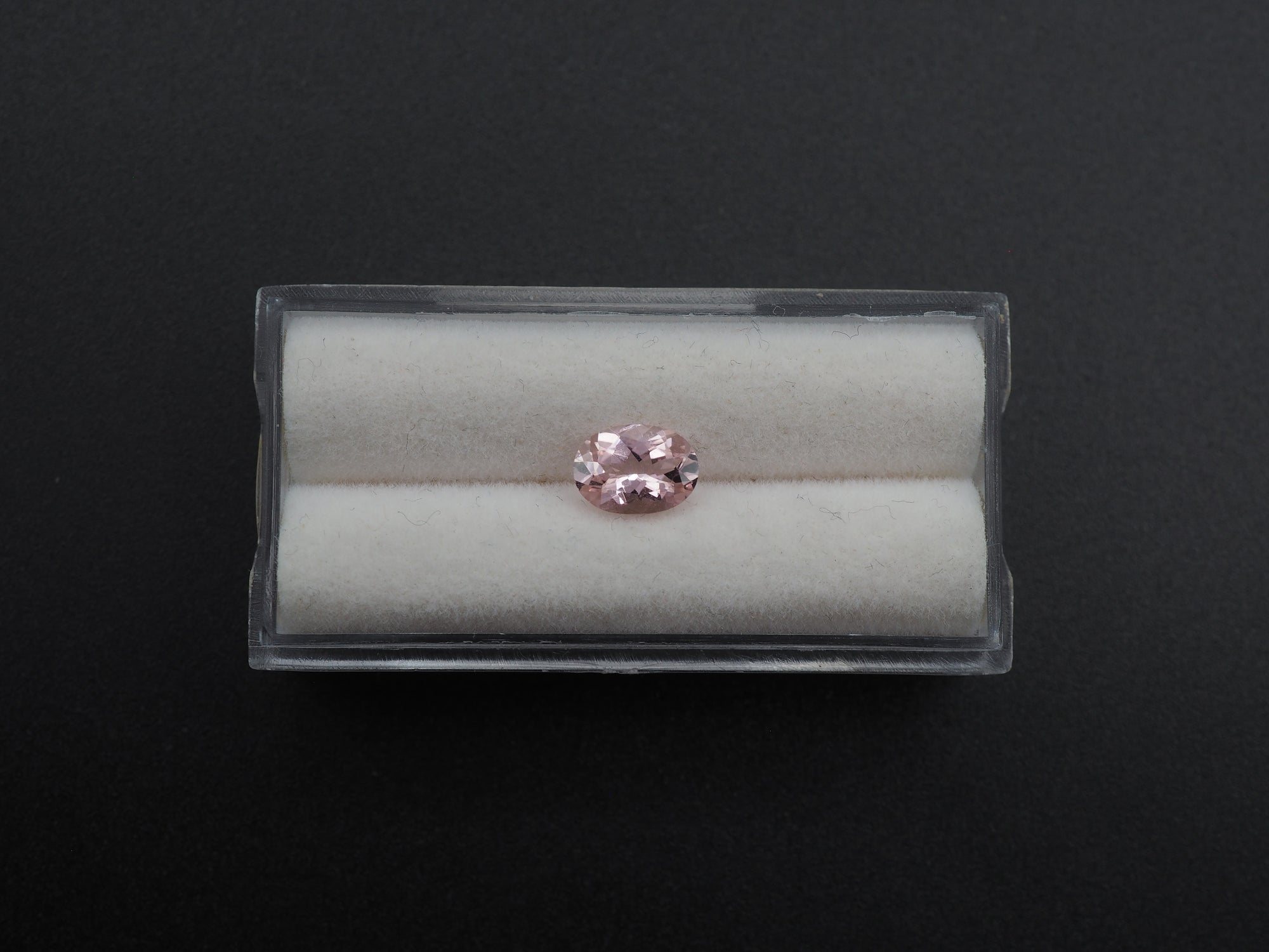 Pink Faceted Tourmaline Oval Shape  8x5.8x3.6mm Approximately 1.06 Carat